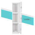 Knock Down Cloth Locker 3 Door Lockable Steel Cabinet Locker